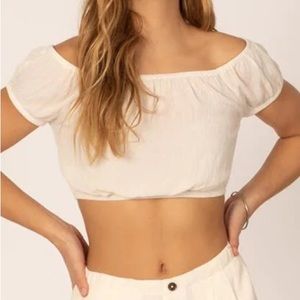 Sisstrevolution pretty please top beige xs